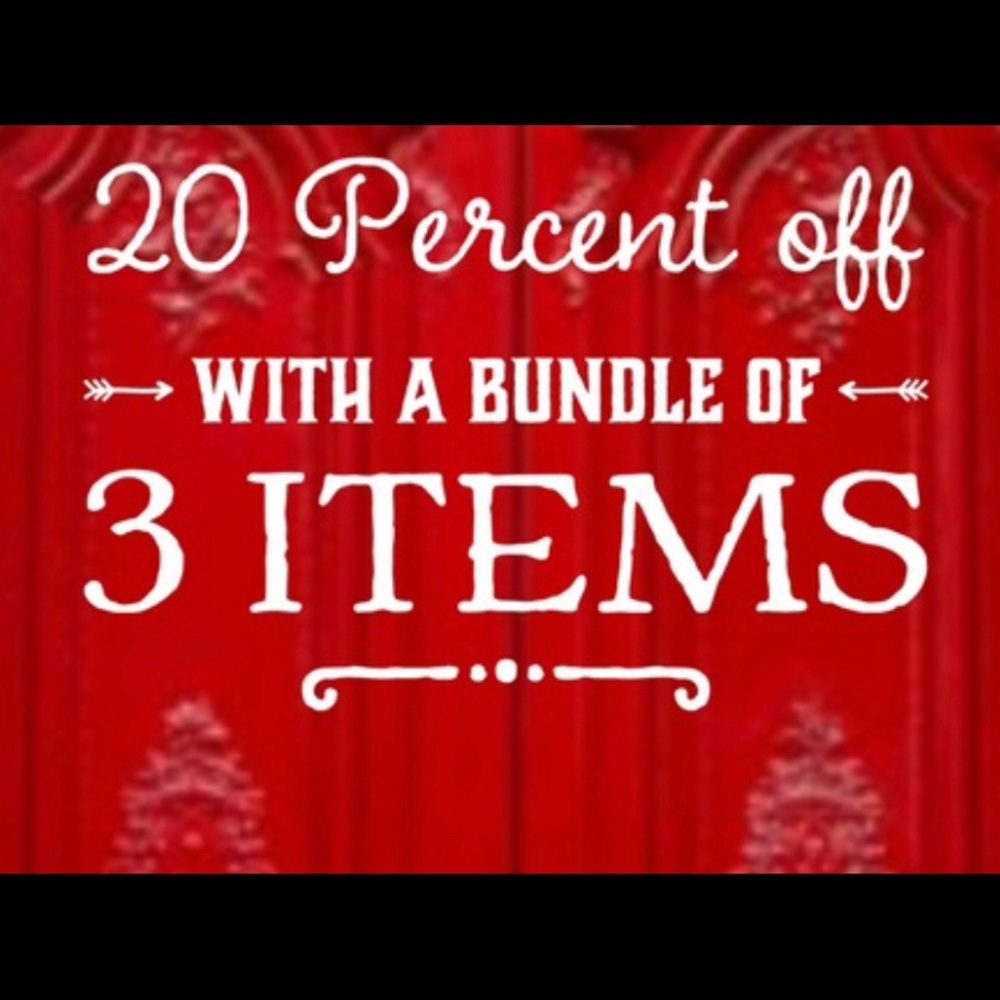 20% off 3 bundled items!